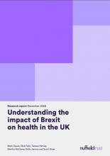 Understanding the impact of Brexit on health